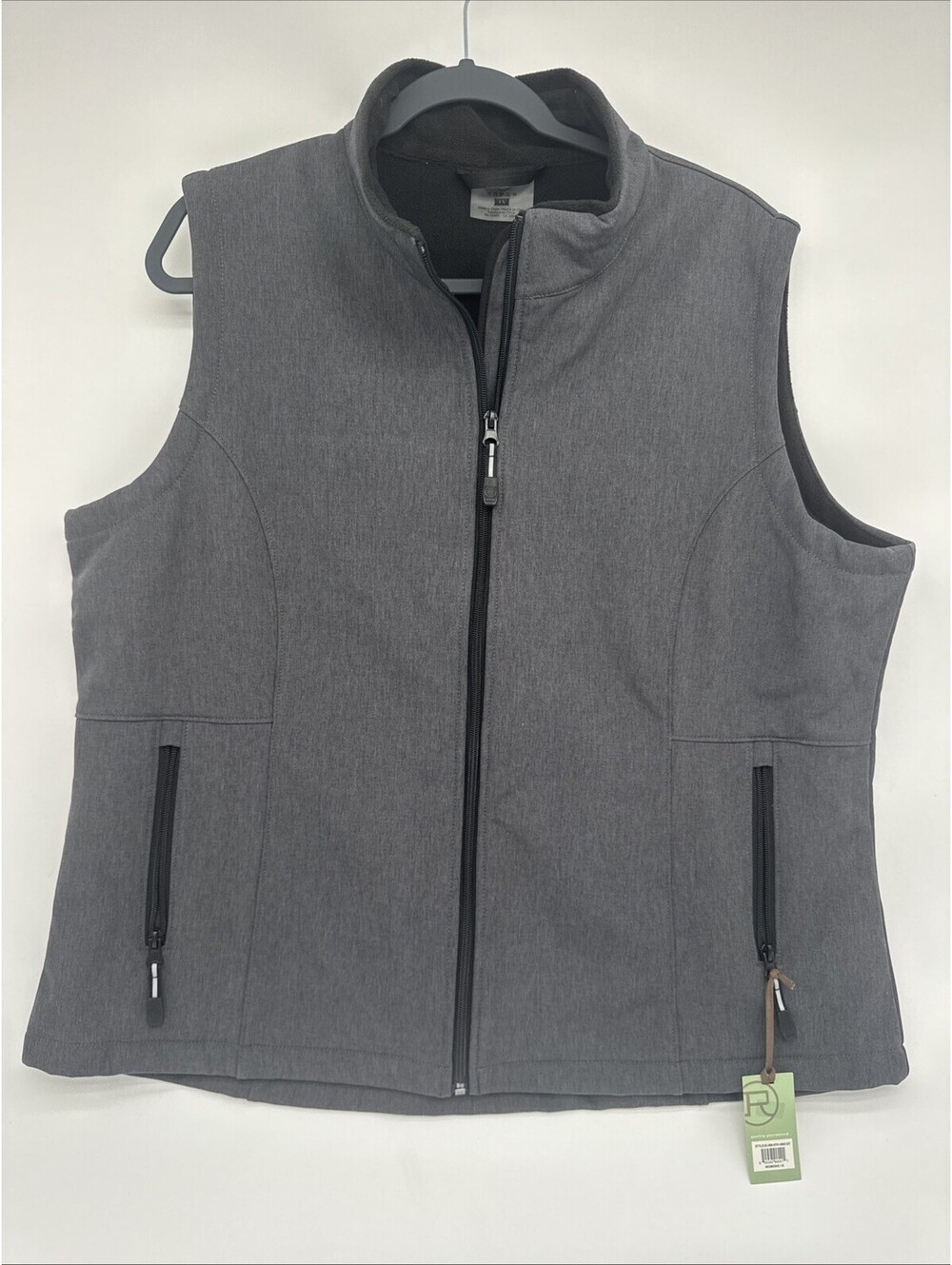 Roper Women’s Tech Heather Grey Softshell Best Size 1X NWT